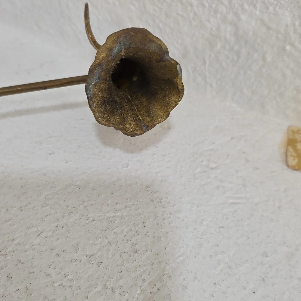 Brass Vintage Angel Candle Snuffer